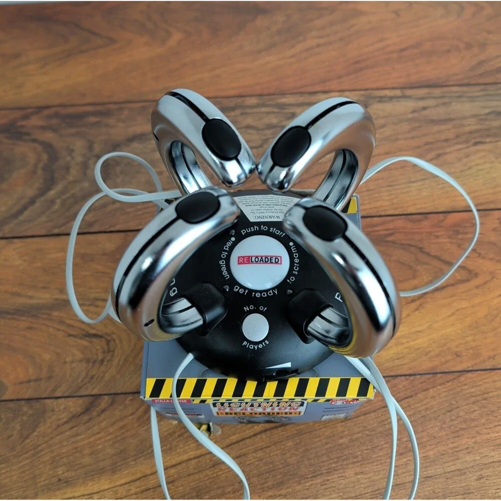 Paladone Lightning Reaction Reloaded Electric Shock Reaction Party Game 4 Player